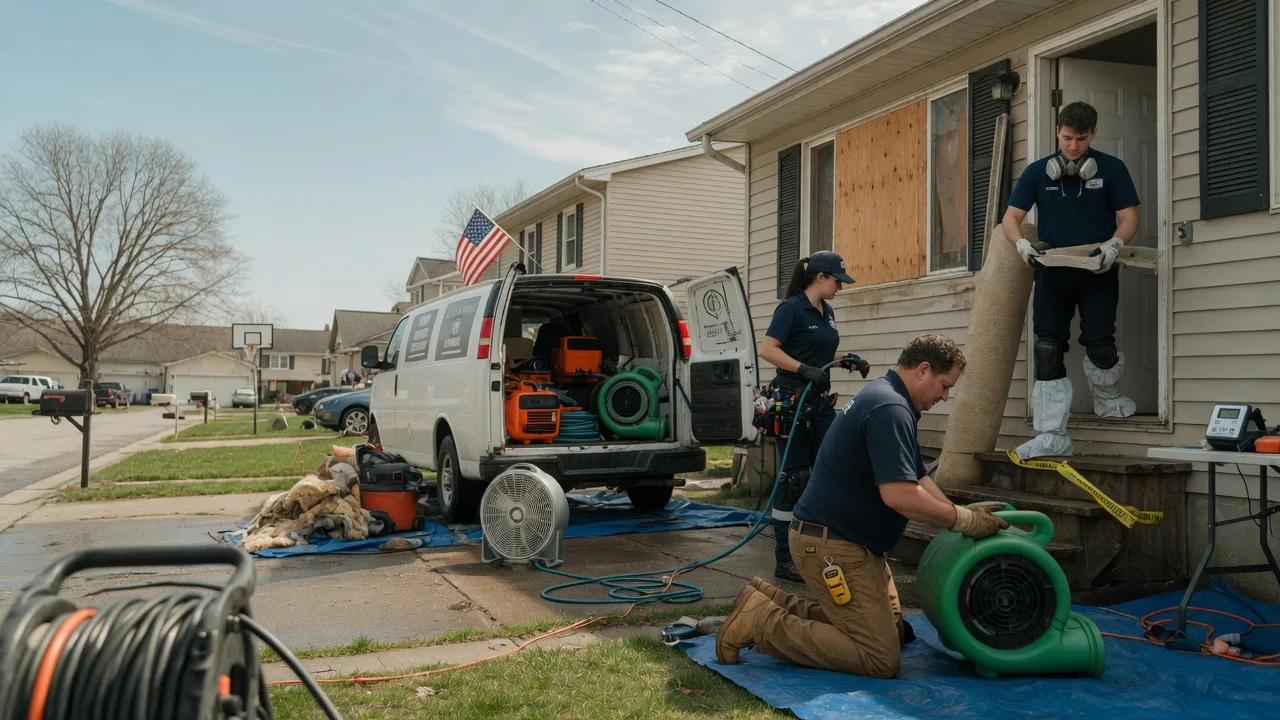 Water Damage Restoration in Eckerty, IN near me
